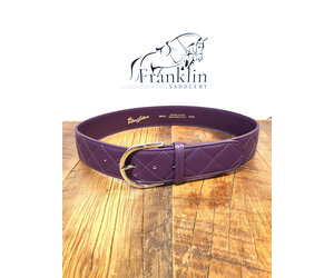 The Tailored Sportsman Clarino Lavender Belt The Tailored Sportsman Quilted C Belt Grape/Silver  main image 3