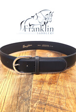 The Tailored Sportsman The Tailored Sportsman In Contrast Belt Black/Pink/Silver