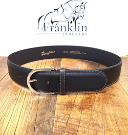 The Tailored Sportsman The Tailored Sportsman In Contrast Belt Black/Pink/Silver