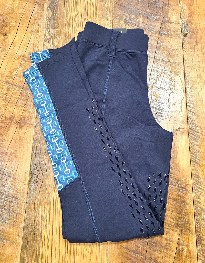 Kerrits Kerrits Kids Thermo Tech Full Leg Tight Galaxy Blue/Lapis Bit of Color