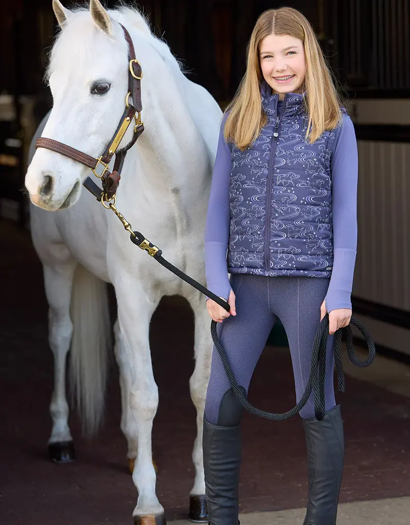 Kerrits Kerrits Kids Fleece Lite II Knee Patch Tight Wild Orchid
