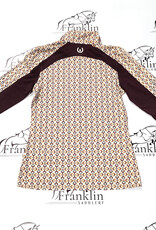 Kerrits Kerrits Ladies First Level Quarter Zip Fleece Tech Top Vanilla Bit of Color