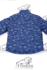 Kerrits Kerrits Kids Ride The Wind Reversible Quilted Jacket Lapis/Aqualuxe