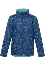 Kerrits Kerrits Kids Ride The Wind Reversible Quilted Jacket Lapis/Aqualuxe