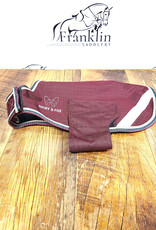 Aubrion Digby and Fox Lite Waterproof Dog Coat Maroon