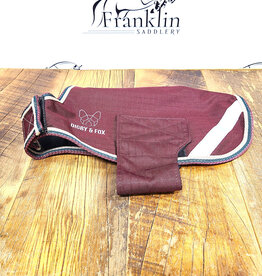 Aubrion Digby and Fox Lite Waterproof Dog Coat Maroon
