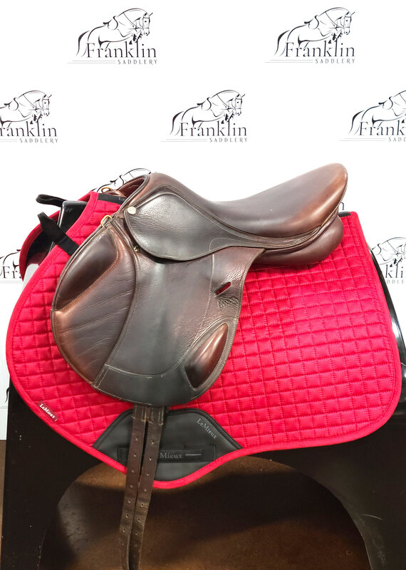 Pessoa Pessoa Monoflap Eventing Saddle 16.5" Seat Consignment #830