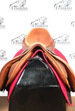 Bates Bates Caprilli Close Contact Jumping Saddle 17" Seat Consignment #831