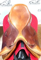 Bates Bates Caprilli Close Contact Jumping Saddle 17" Seat Consignment #831
