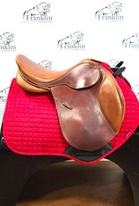 Bates Bates Caprilli Close Contact Jumping Saddle 17" Seat Consignment #831