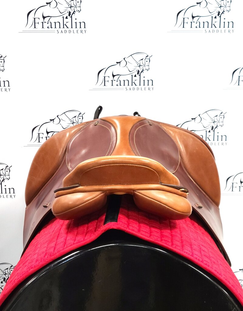 Bates Bates Caprilli Close Contact Jumping Saddle 17" Seat Consignment #831