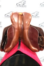 Bates Bates Caprilli Close Contact Jumping Saddle 17" Seat Consignment #831