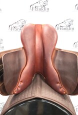 Used Butet 2007 L 17" Seat 1 Flap Standard Tree Gold Saddle Consignment #835