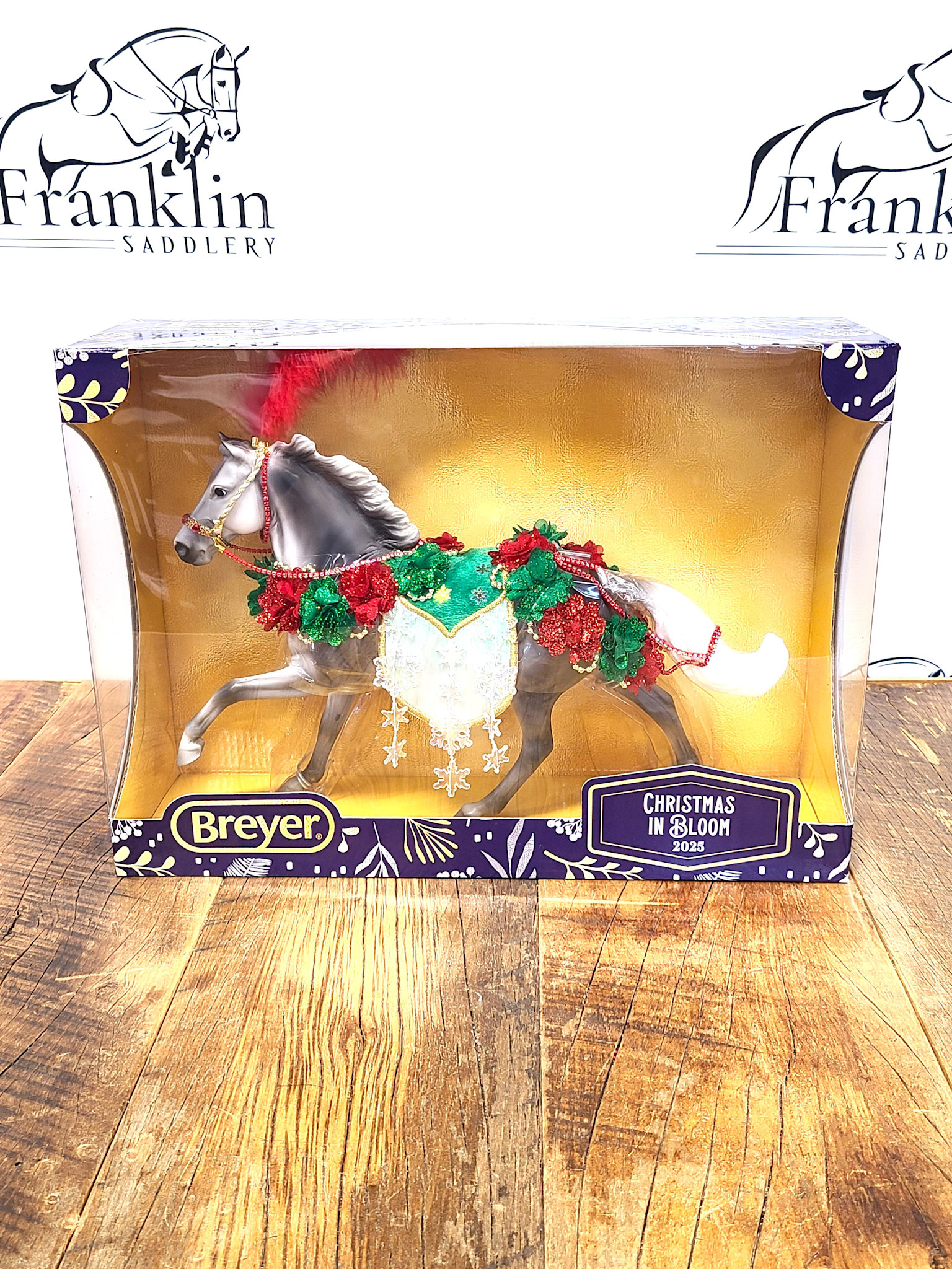 【希少】Breyer 乗馬クリスマスホース Breyer Traditional Series 2017 Winter Wonderland Holiday Horse