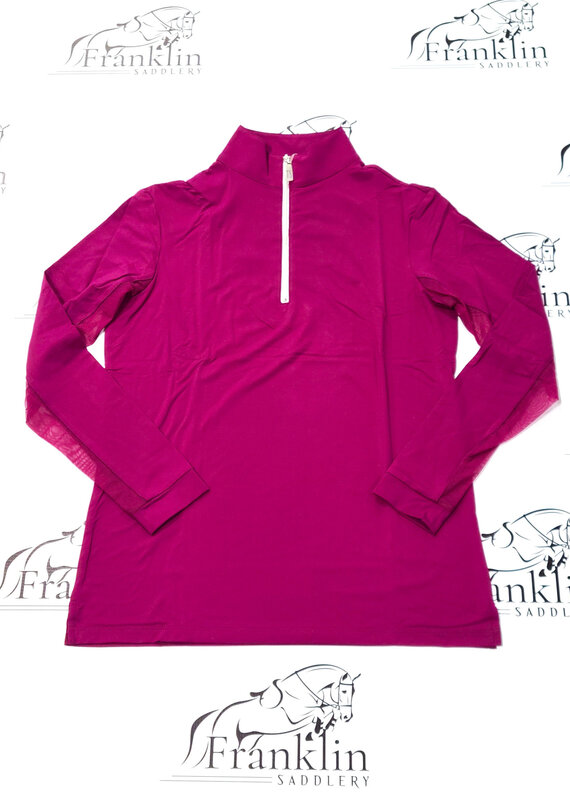 The Tailored Sportsman The Tailored Sportsman IceFil Long Sleeve Magenta/White/Silver