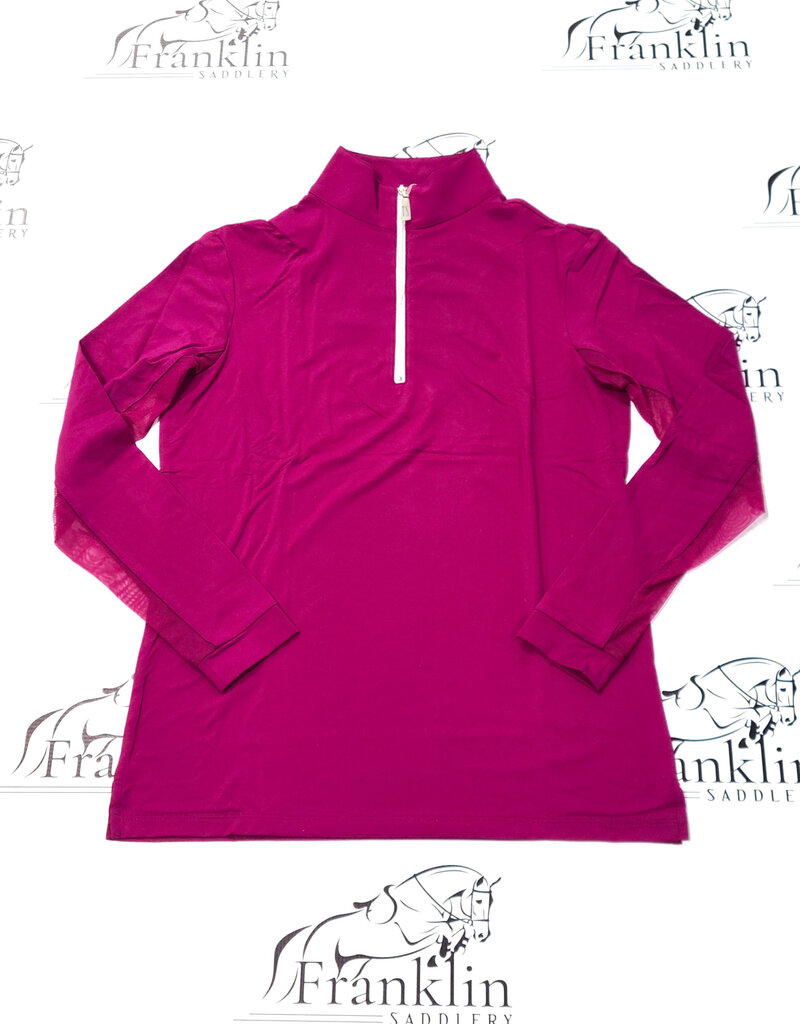 The Tailored Sportsman The Tailored Sportsman IceFil Long Sleeve Magenta/White/Silver