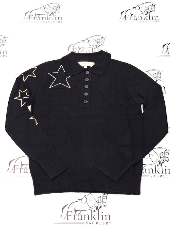 Hannah Childs Lifestyle Hannah Childs Starla Polo Sweater Pitch Black