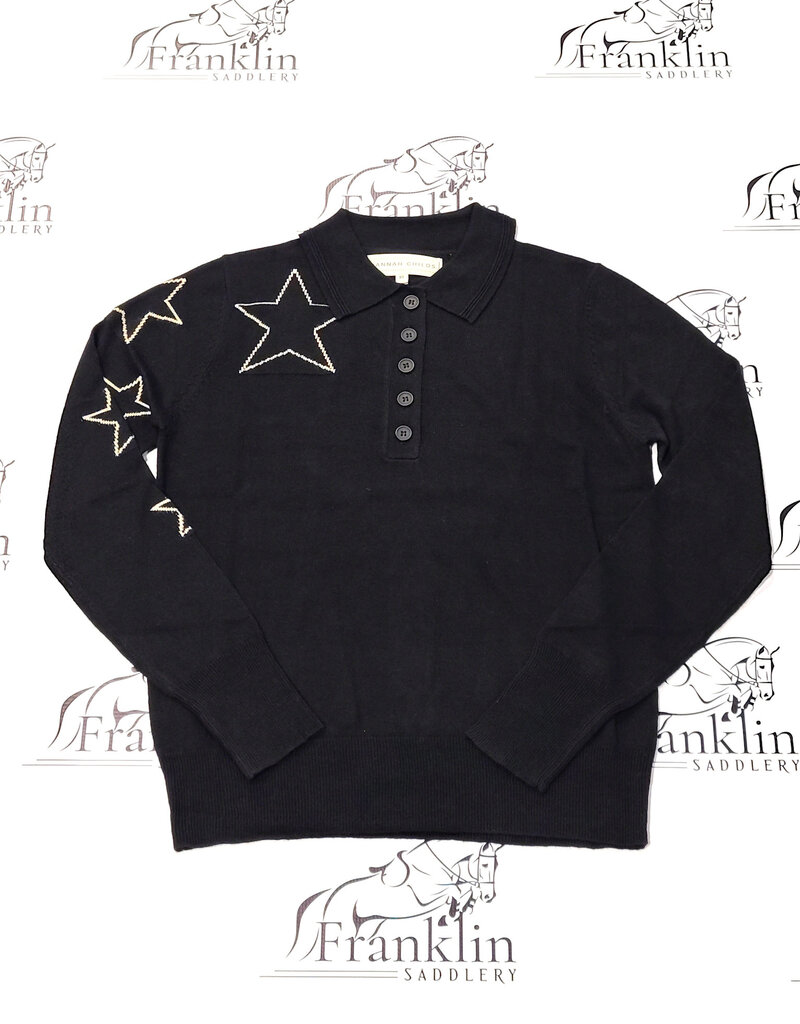 Hannah Childs Lifestyle Hannah Childs Starla Polo Sweater Pitch Black