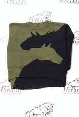 Hannah Childs Lifestyle Hannah Childs Harmony Crew Neck Sweater Dark Hunter/Black