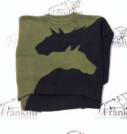 Hannah Childs Lifestyle Hannah Childs Harmony Crew Neck Sweater Dark Hunter/Black