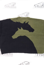 Hannah Childs Lifestyle Hannah Childs Harmony Crew Neck Sweater Dark Hunter/Black