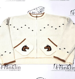 Hannah Childs Lifestyle Hannah Childs Libby Zip Cardigan Biscotti