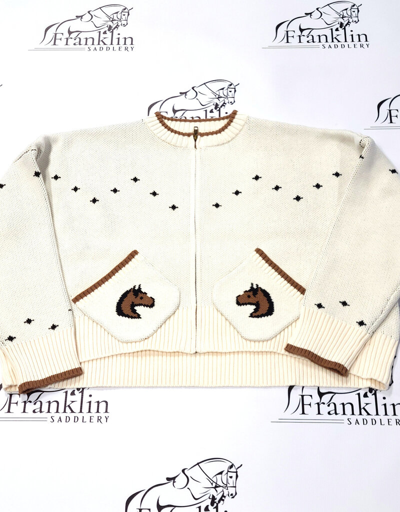 Hannah Childs Lifestyle Hannah Childs Libby Zip Cardigan Biscotti