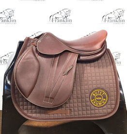 Butet Butet Premium Integrated M2 17" Seat 2.25 Flap Standard Tree Cachou Saddle