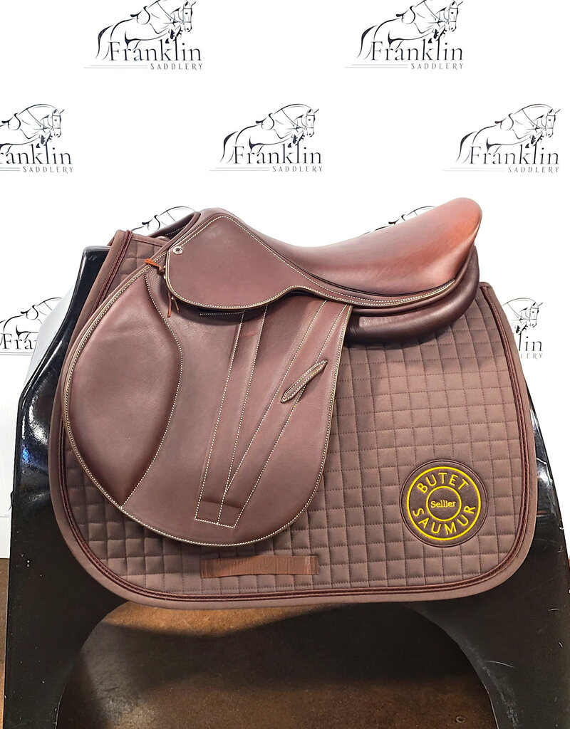 Butet Butet Premium Integrated M2 17" Seat 2.25 Flap Standard Tree Cachou Saddle