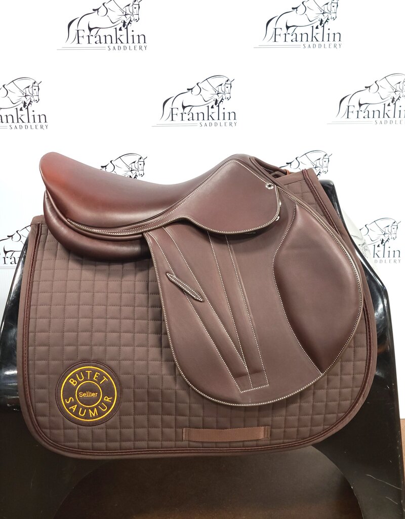 Butet Butet Premium Integrated M2 17" Seat 2.25 Flap Standard Tree Cachou Saddle