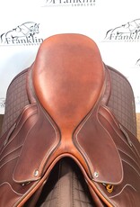 Butet Butet Premium Integrated P 17" Seat 2L Flap Standard Tree Gold Saddle