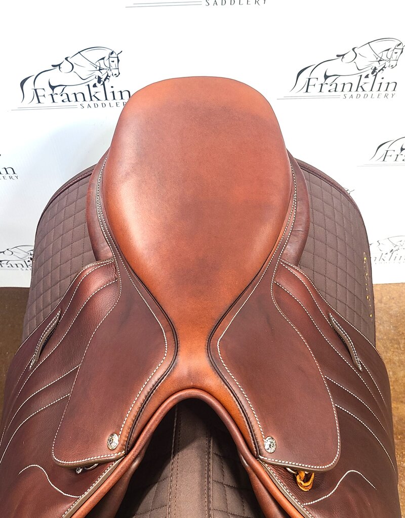Butet Butet Premium Integrated P 17" Seat 2L Flap Standard Tree Gold Saddle
