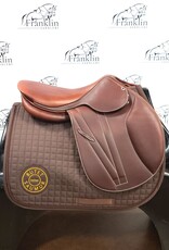 Butet Butet Premium Integrated P 17" Seat 2L Flap Standard Tree Gold Saddle