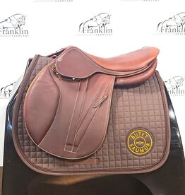 Butet Butet Premium Integrated P 17" Seat 2L Flap Standard Tree Gold Saddle