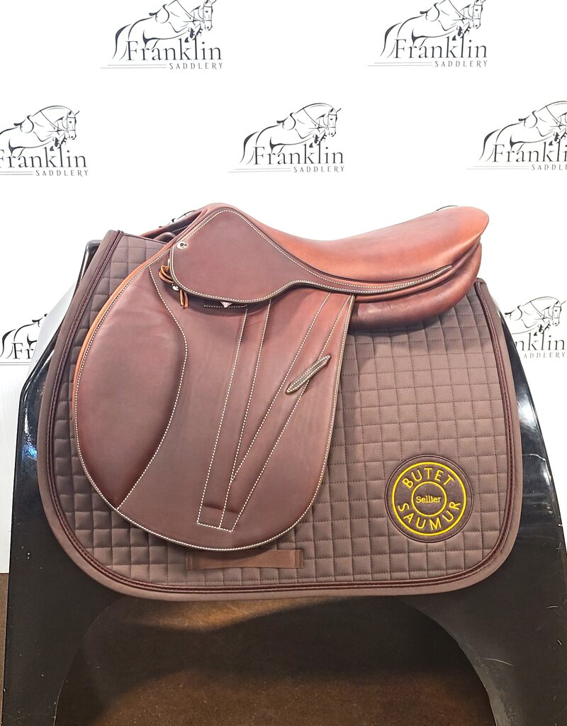 Butet Butet Premium Integrated P 17" Seat 2L Flap Standard Tree Gold Saddle