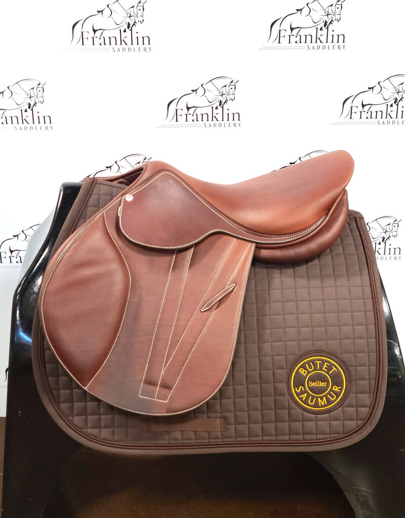 Butet Butet Premium L 17" Seat 2.5 Flap Standard Tree  UDTF Gold Saddle