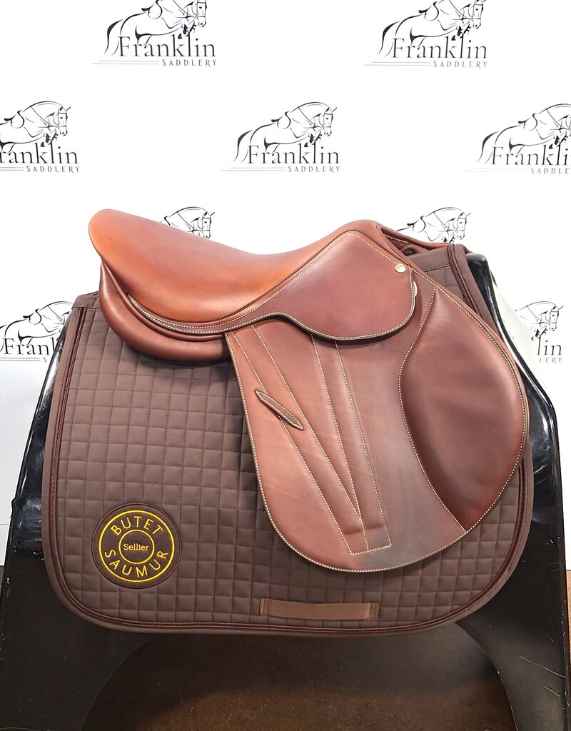 Butet Butet Premium L 17" Seat 2.5 Flap Standard Tree  UDTF Gold Saddle