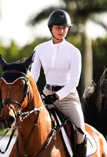 TKEQ TKEQ The Skylar Long Sleeve Competition Top Classic White