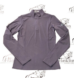 TKEQ TKEQ The Logan Perforated Long Sleeve Top Dappled