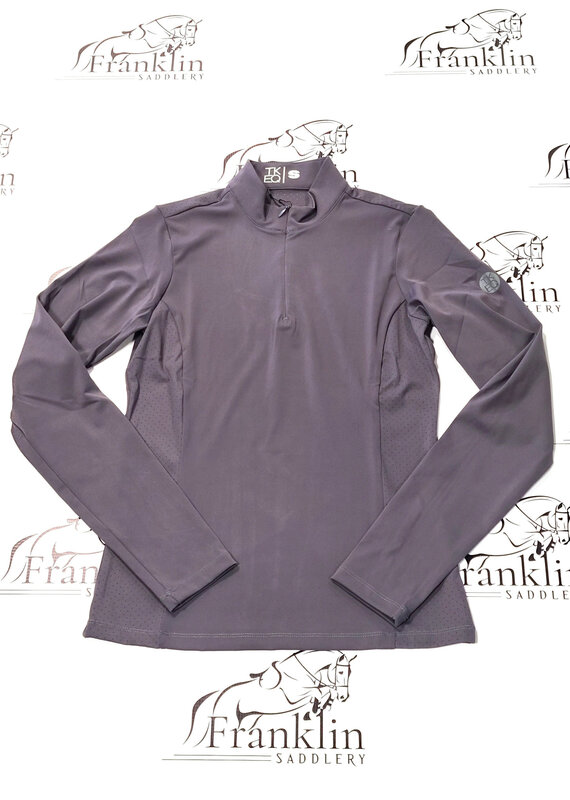 TKEQ TKEQ The Logan Perforated Long Sleeve Top Dappled