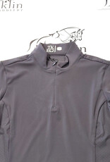 TKEQ TKEQ The Logan Perforated Long Sleeve Top Dappled