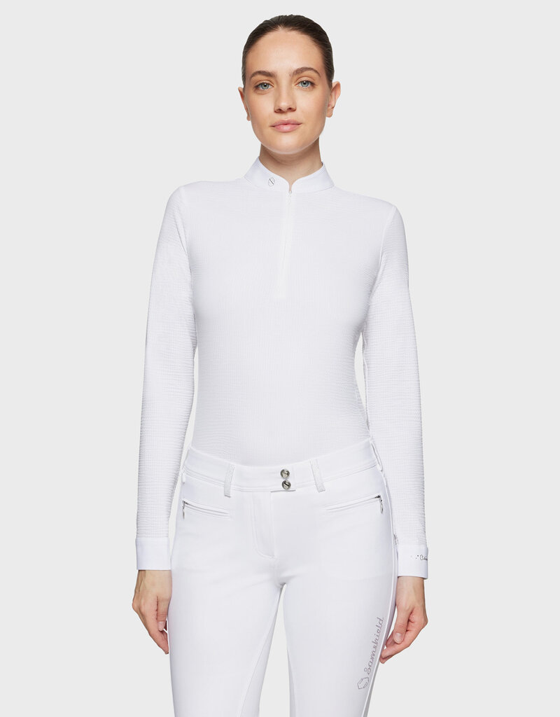 Samshield Samshield Louisella Honeycomb Long Sleeve Shirt White