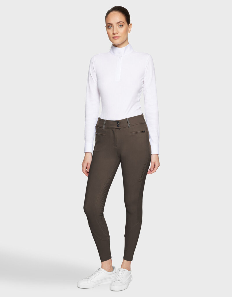 Samshield Samshield Ladies Clara Premium Knee Grip Breech Mocha