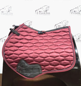 Arma Arma Satin Jump Saddle Pad Burgundy