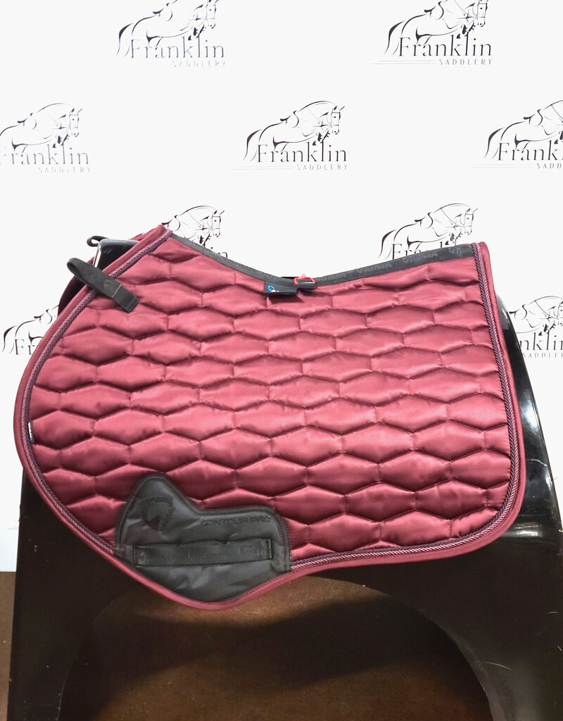 Arma Arma Satin Jump Saddle Pad Burgundy