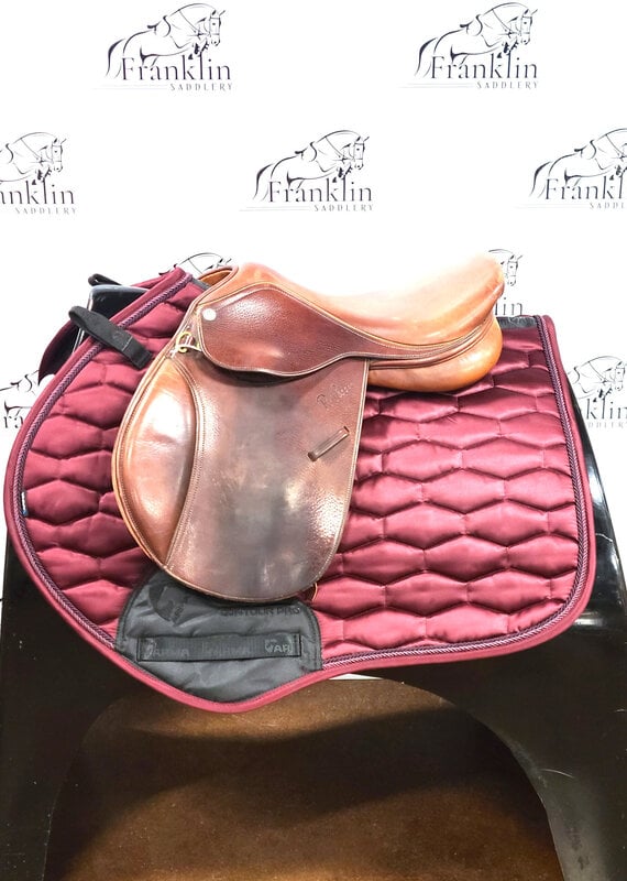 Pessoa Jumping Saddle 15.5" Seat Consignment #836