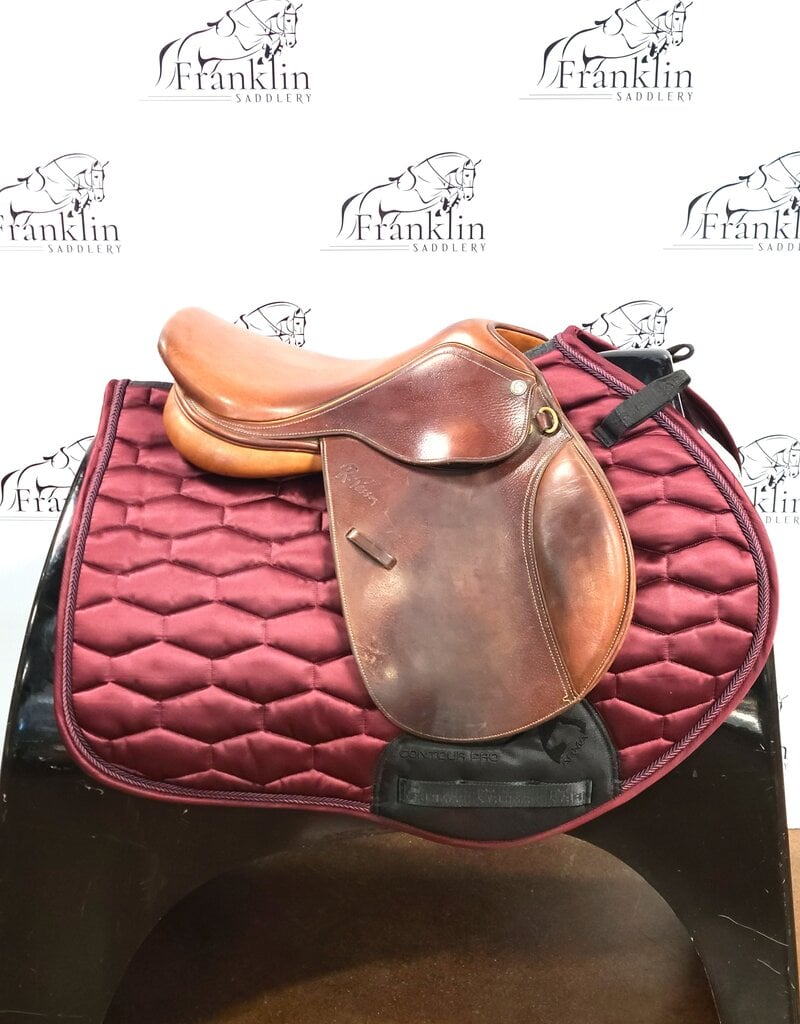 Pessoa Jumping Saddle 15.5" Seat Consignment #836