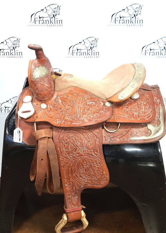 Buffalo Saddlery Western Show Saddle 16" Seat Consignment #837