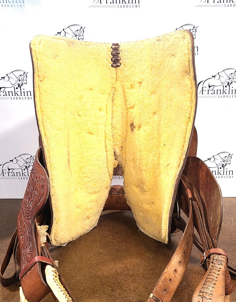 Buffalo Saddlery Western Show Saddle 16" Seat Consignment #837