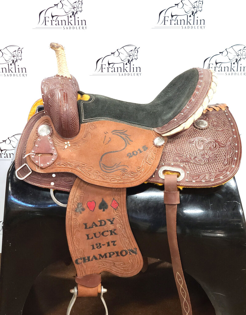 Western Trophy Saddle 16" Seat Consignment #838
